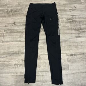 Nike Running Women's Running Athletic Pants Black Zip Ankle Size‎ XS 829130-010